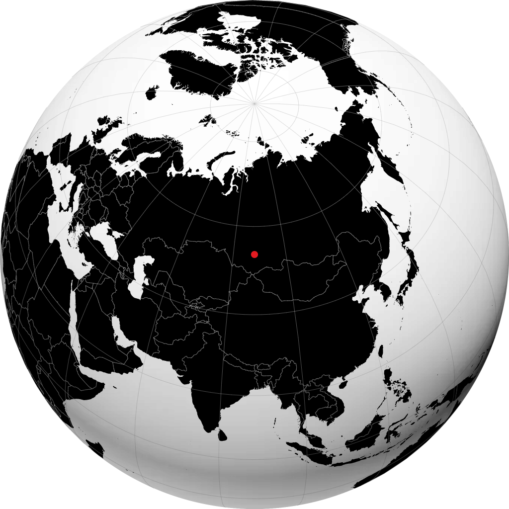 Mezhdurechensk sul globo