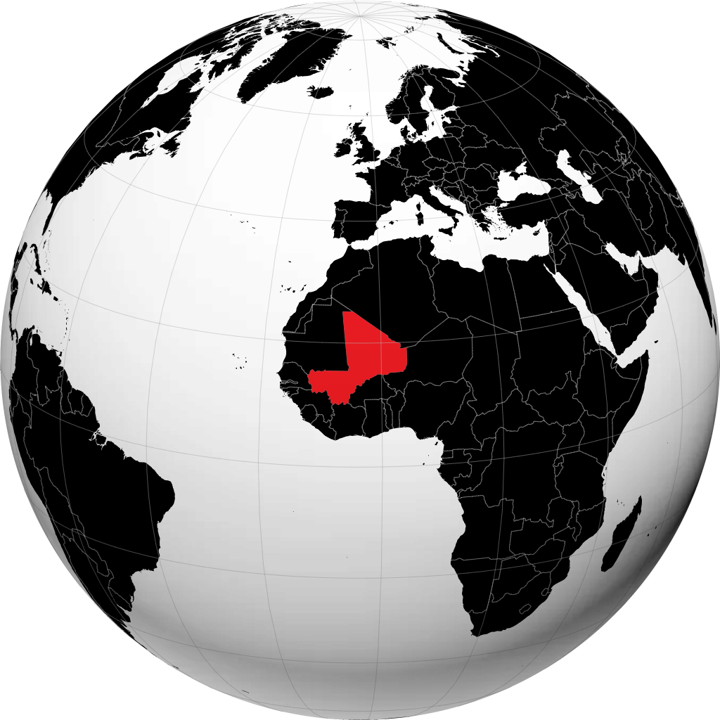 Mali sul globo