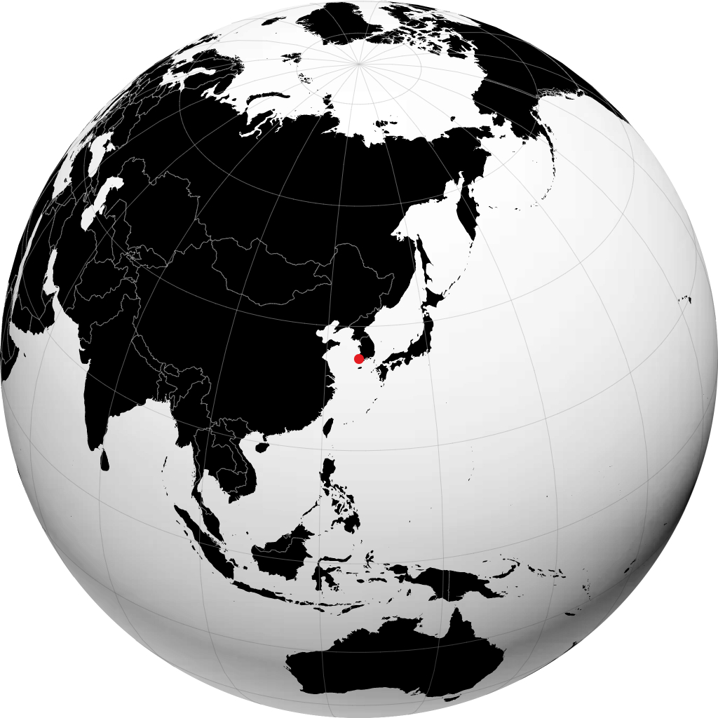 Mokpo sul globo