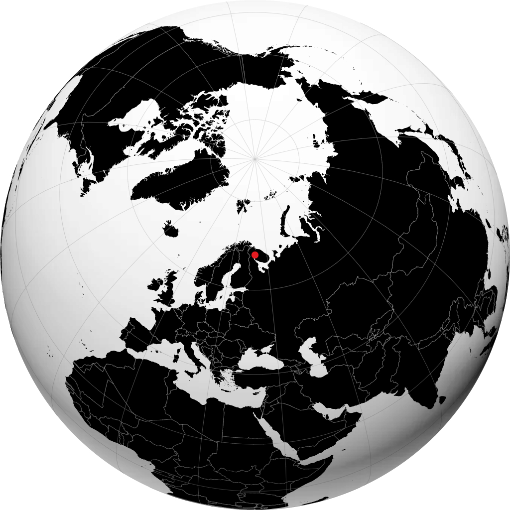 Monchegorsk sul globo