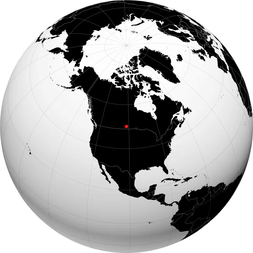 Moosomin sul globo