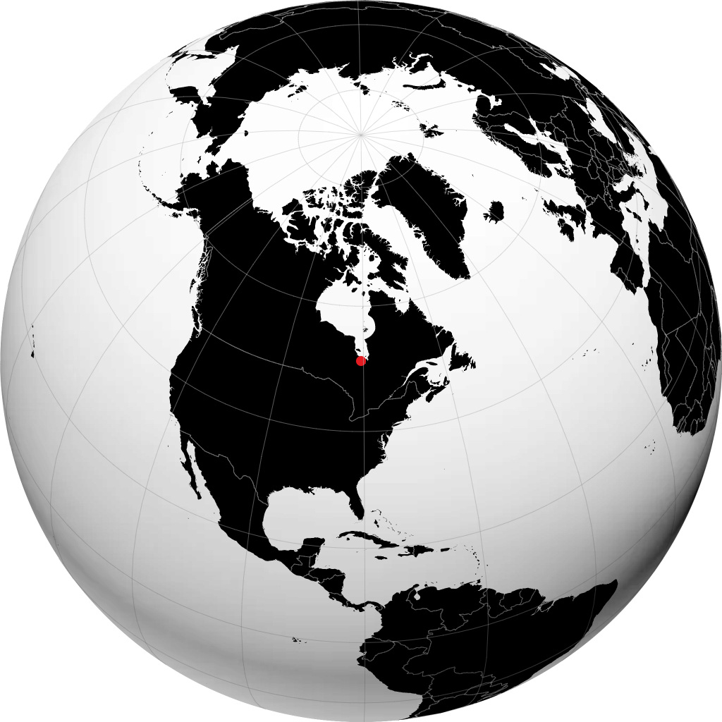 Moosonee sul globo