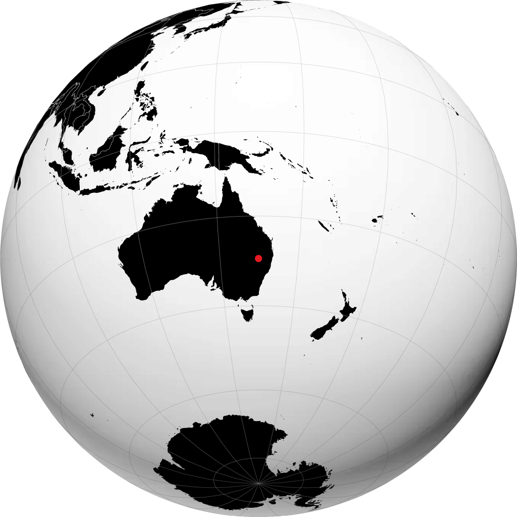 Moree sul globo