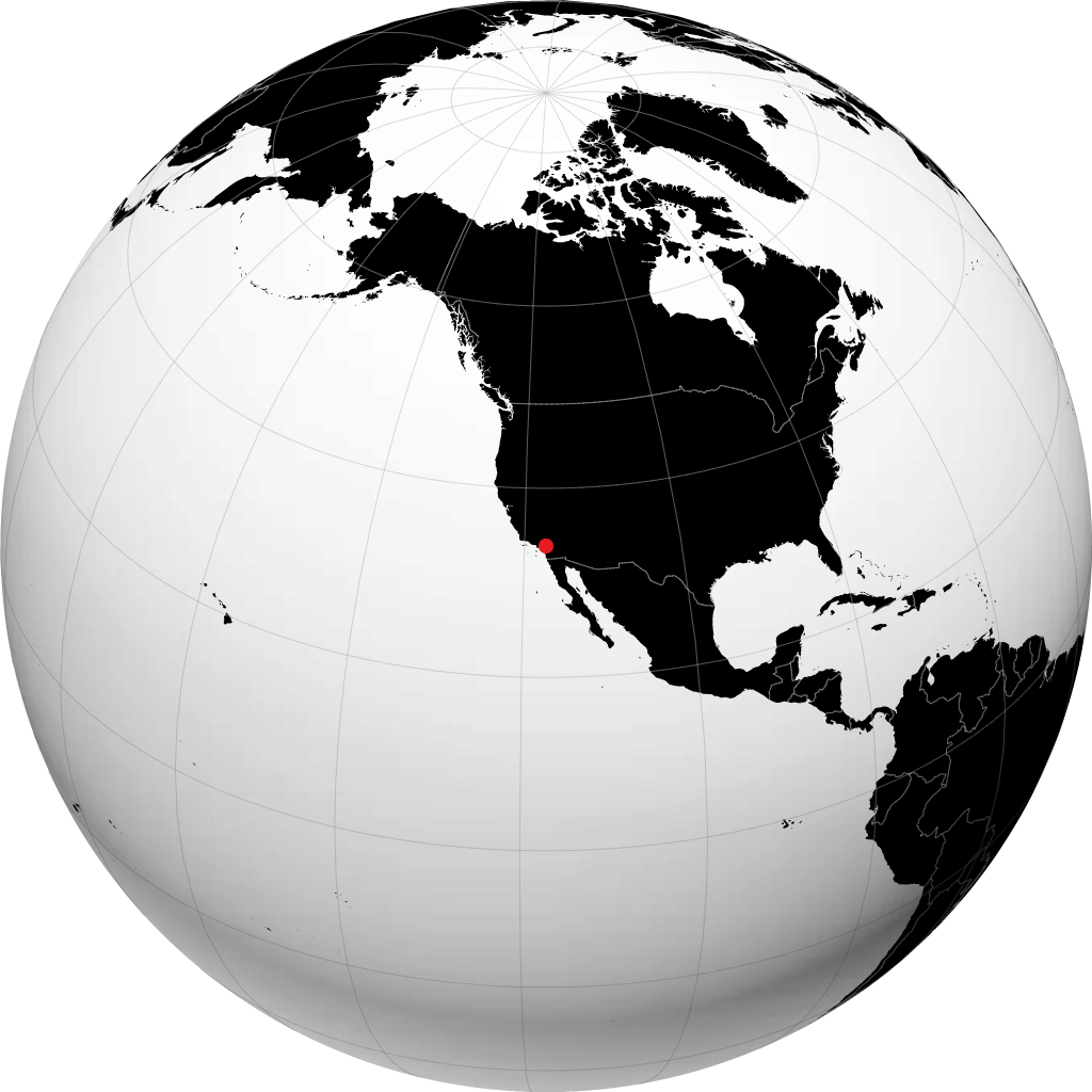 Moreno Valley sul globo