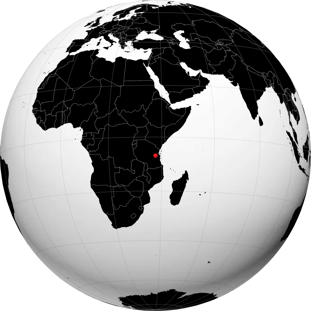 Morogoro sul globo