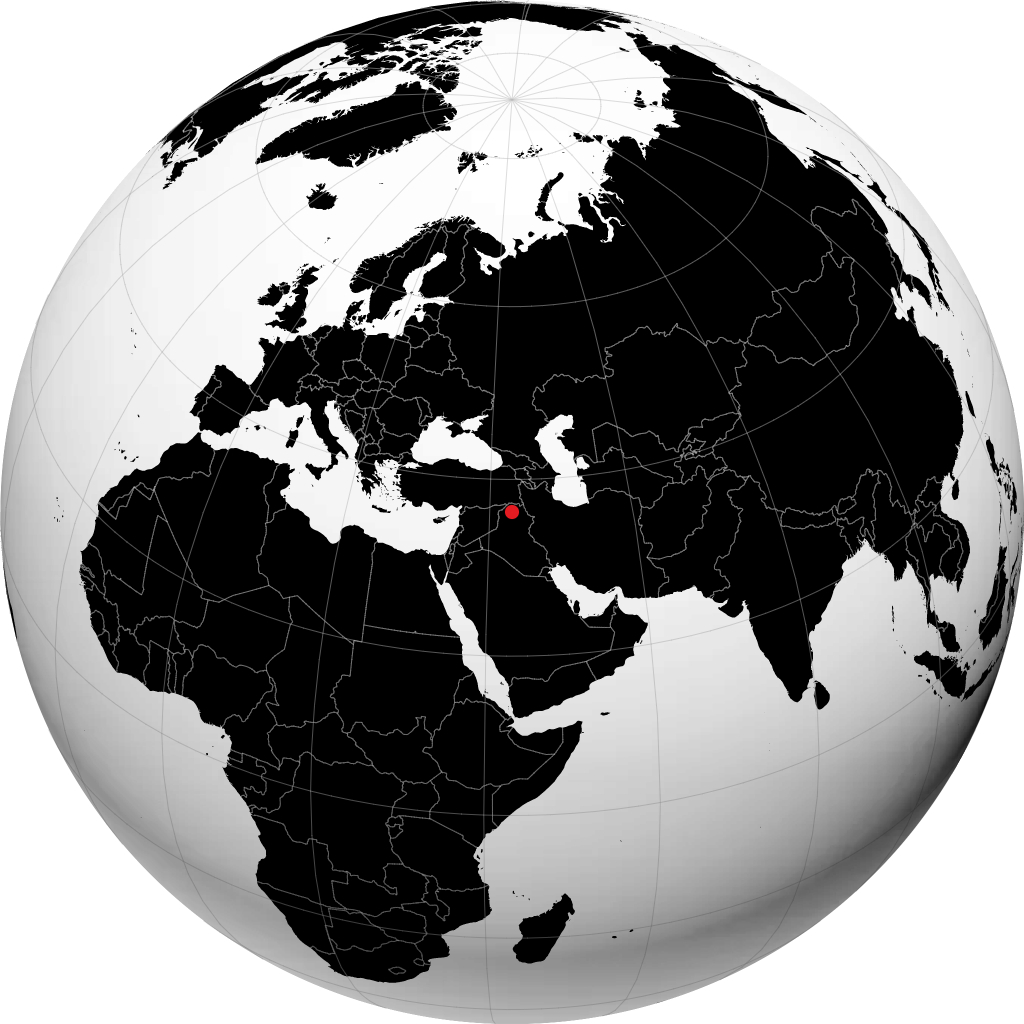 Mosul sul globo
