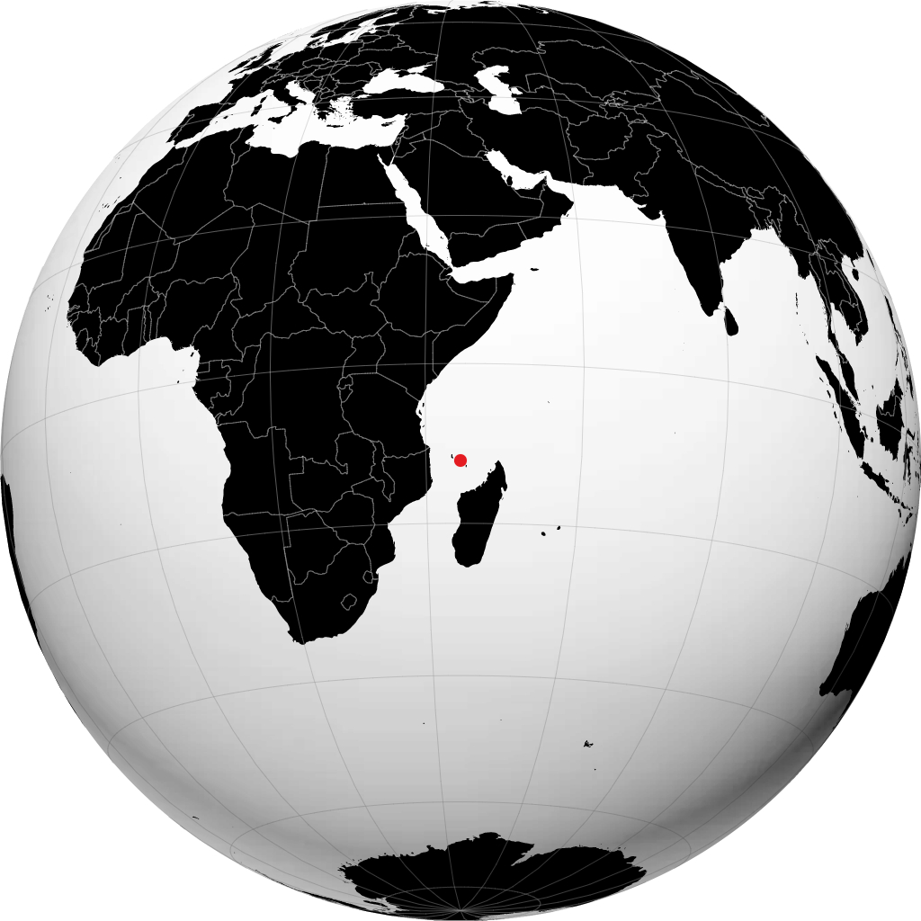Mutsamudu sul globo