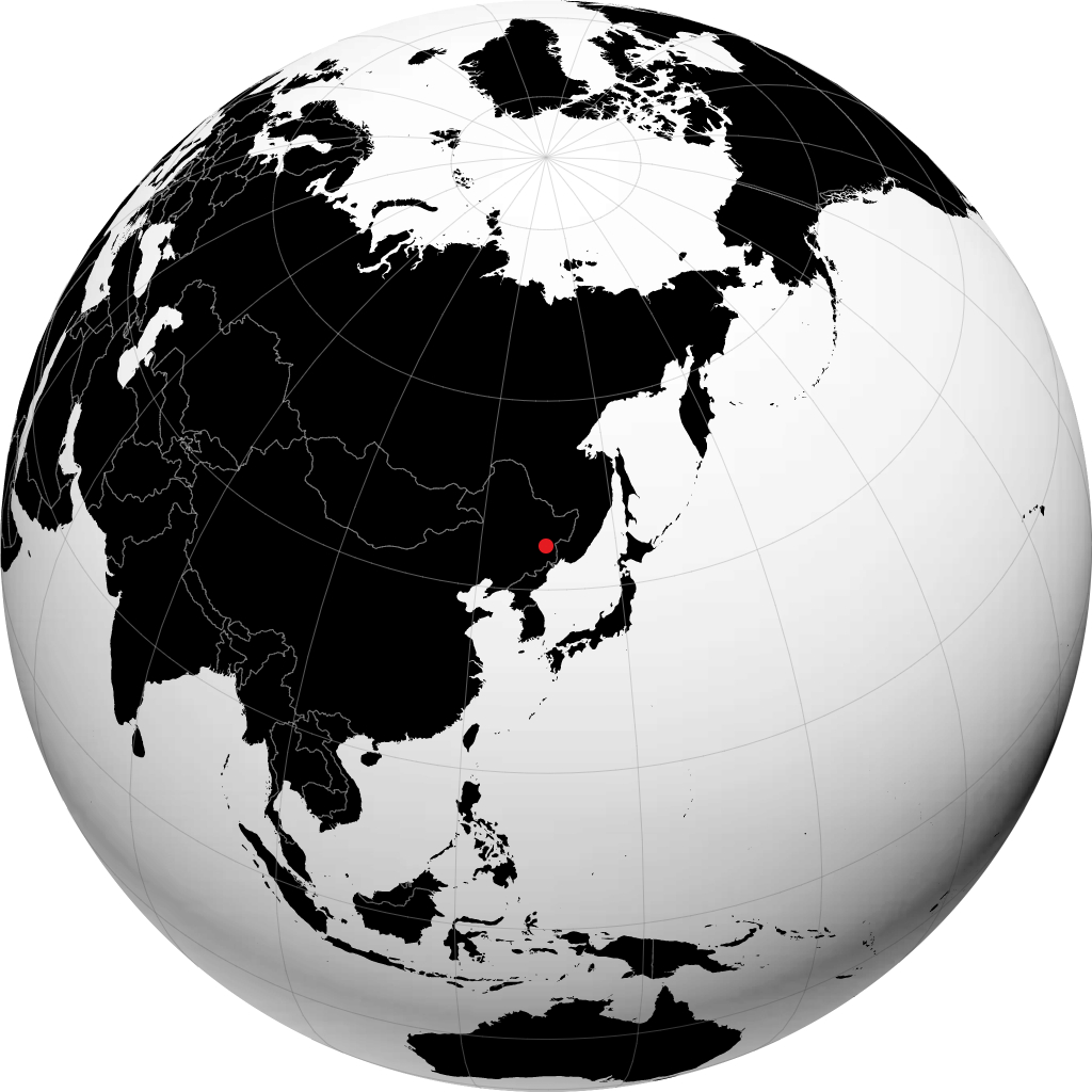 Mudanjiang sul globo