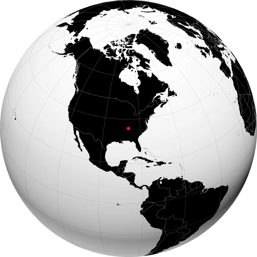 Murfreesboro sul globo