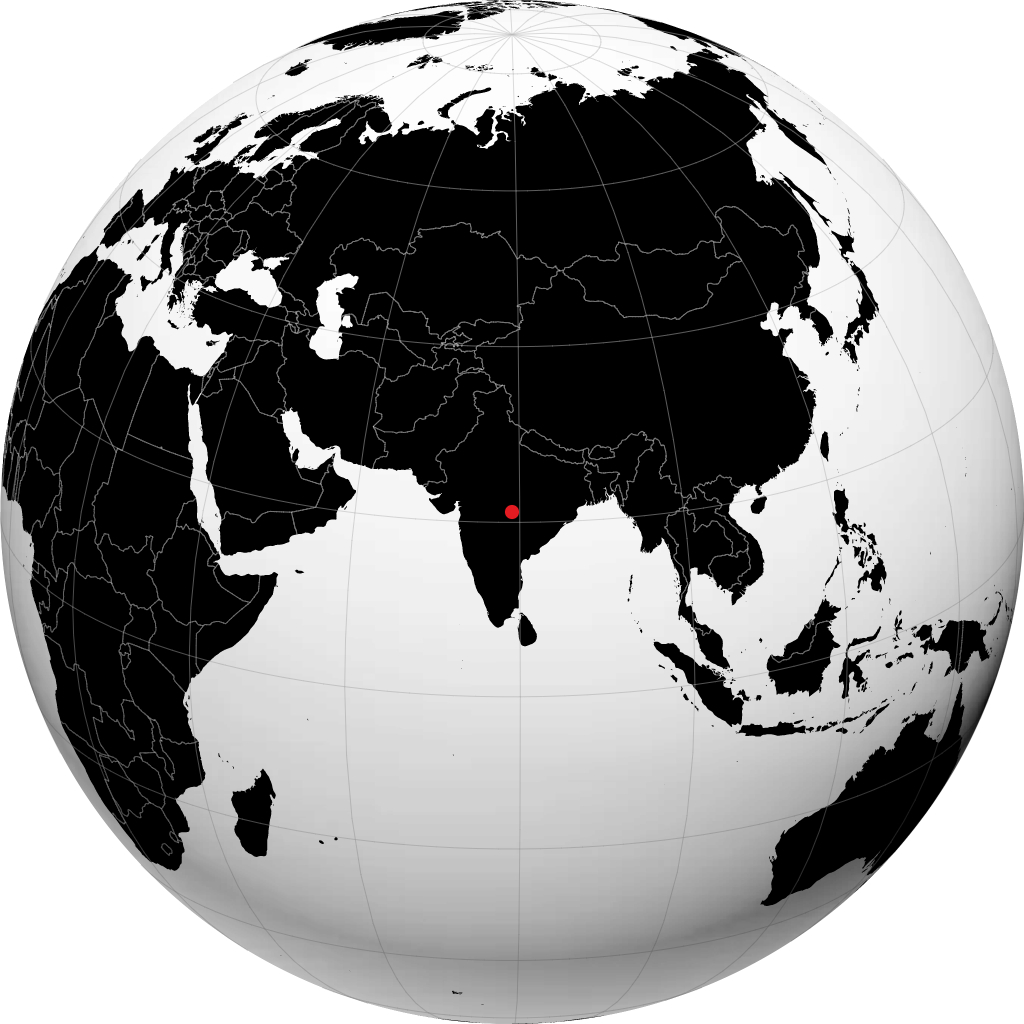 Nagpur sul globo