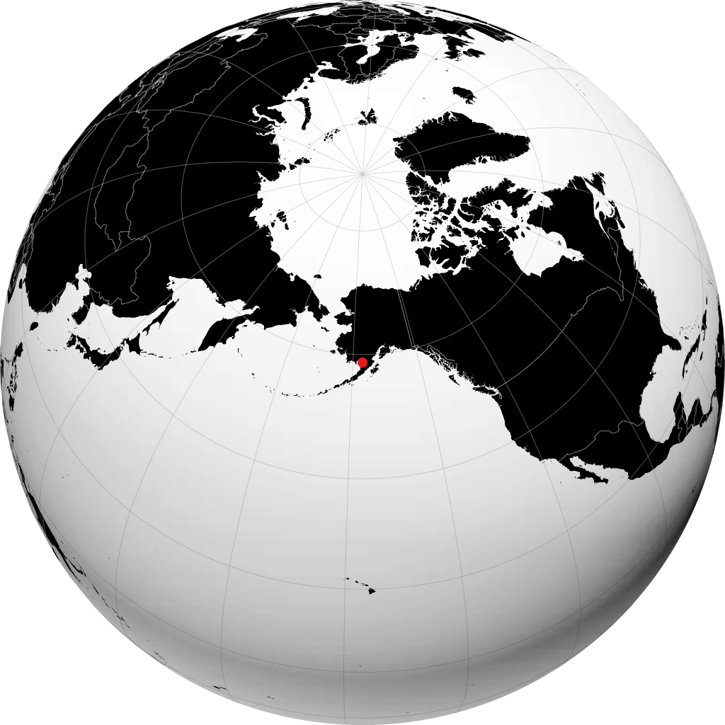 Naknek sul globo