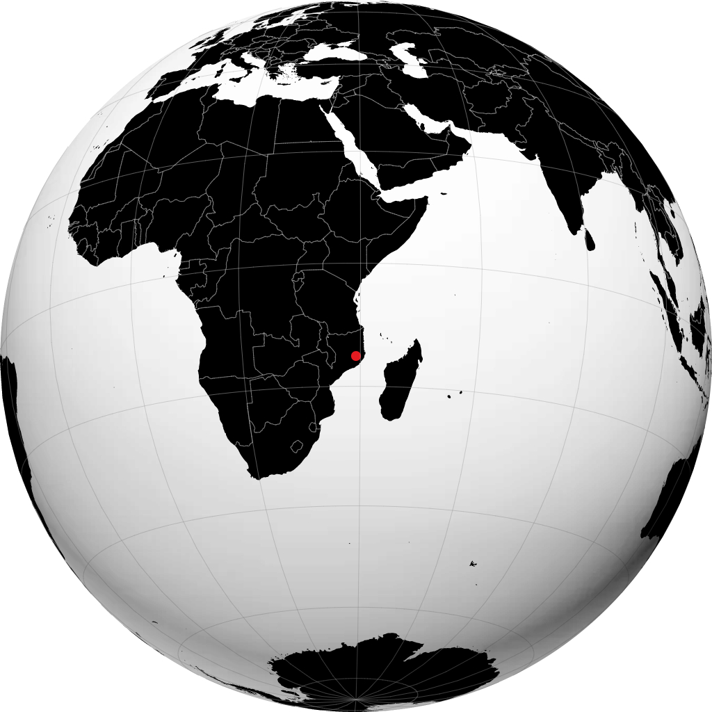 Nampula sul globo