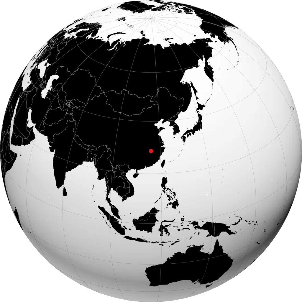 Nanchang sul globo