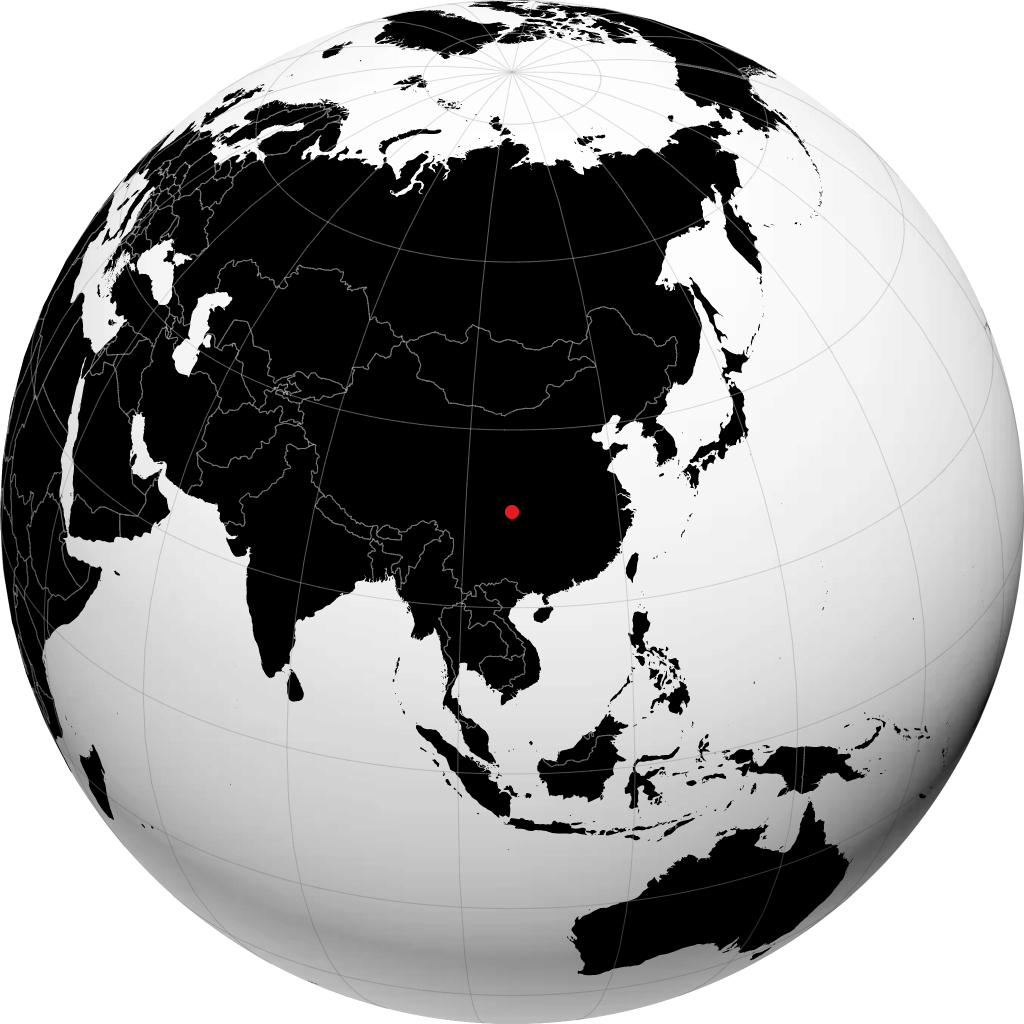 Nanchong sul globo