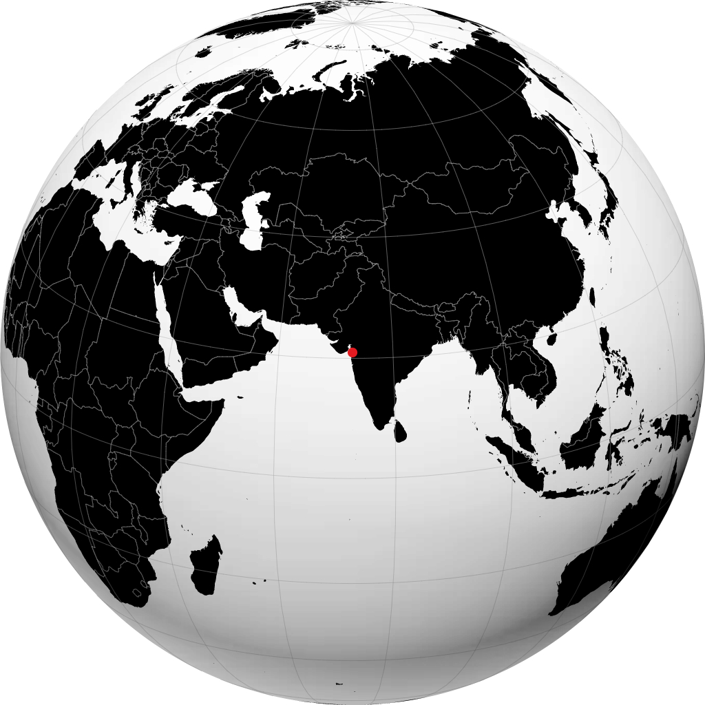 Navsari sul globo