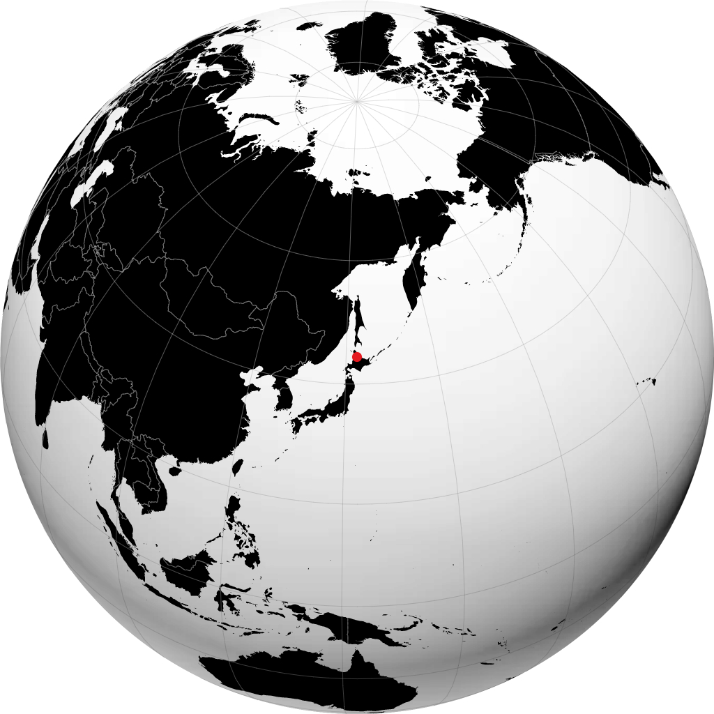 Nayoro sul globo