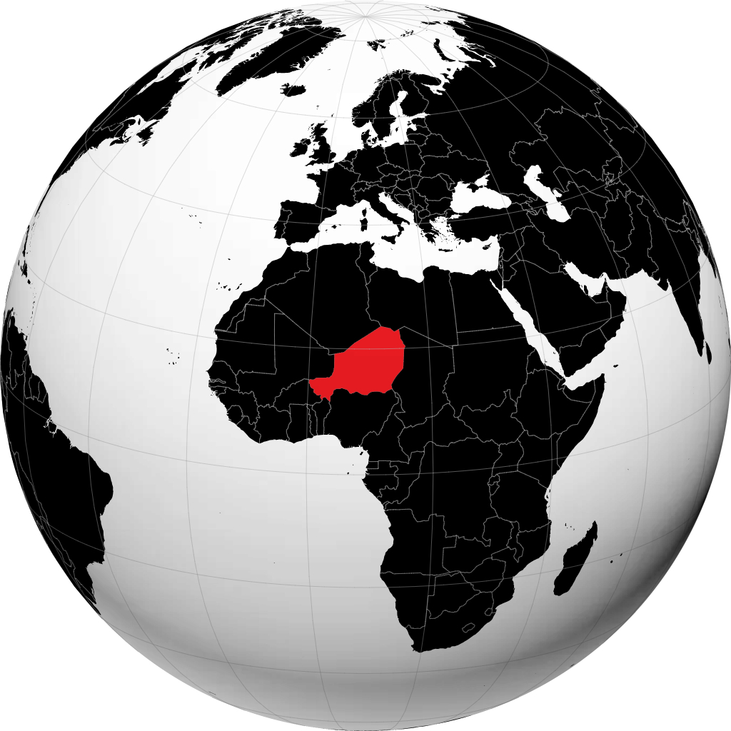 Niger sul globo