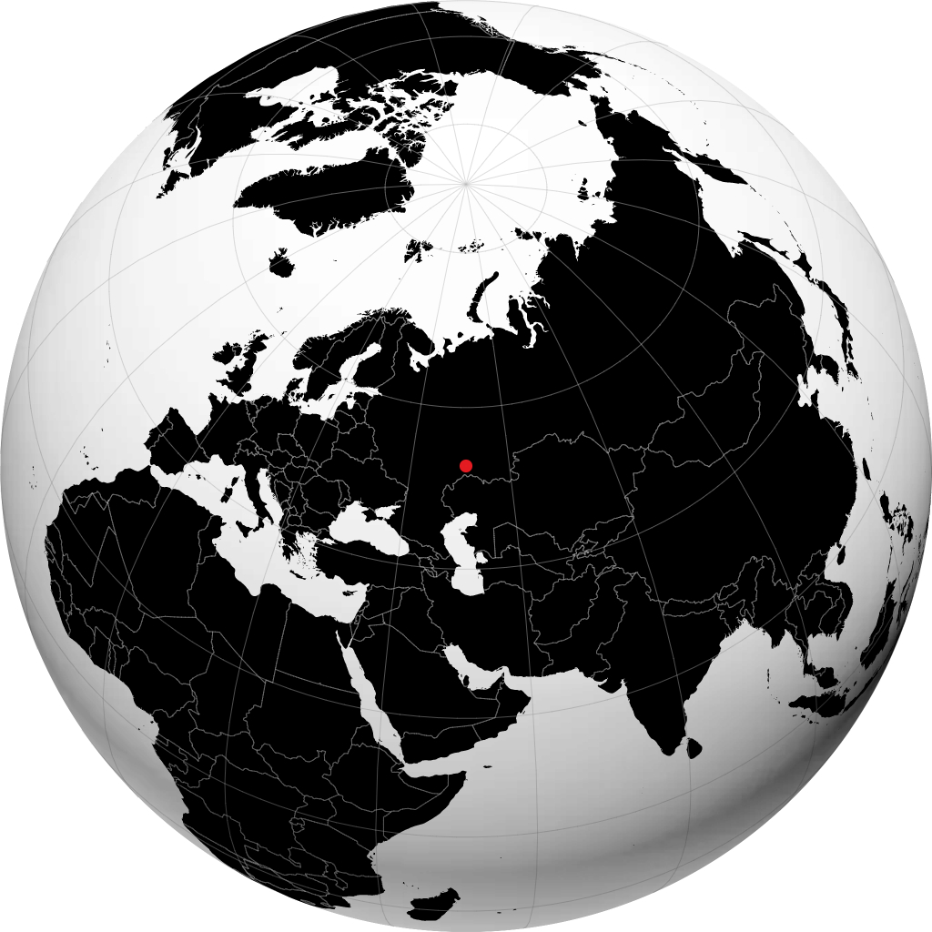 Neftegorsk sul globo