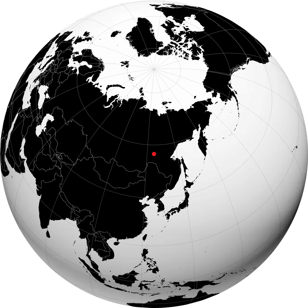 Neryungri sul globo