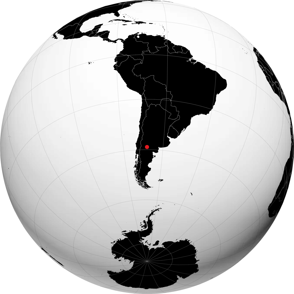Neuquén sul globo