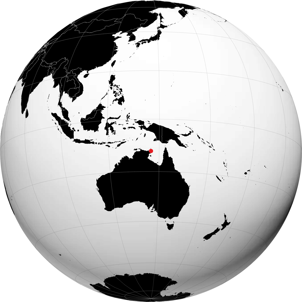 Nhulunbuy sul globo