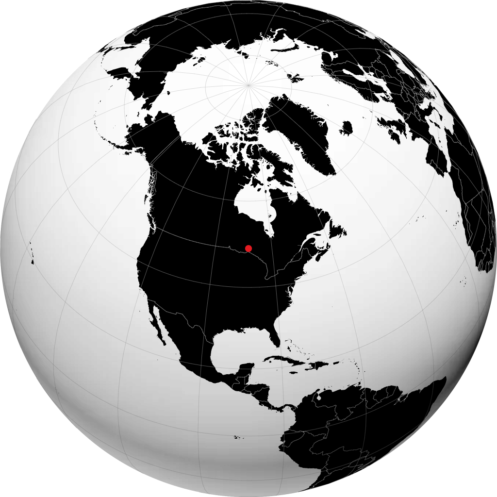 Nipigon sul globo