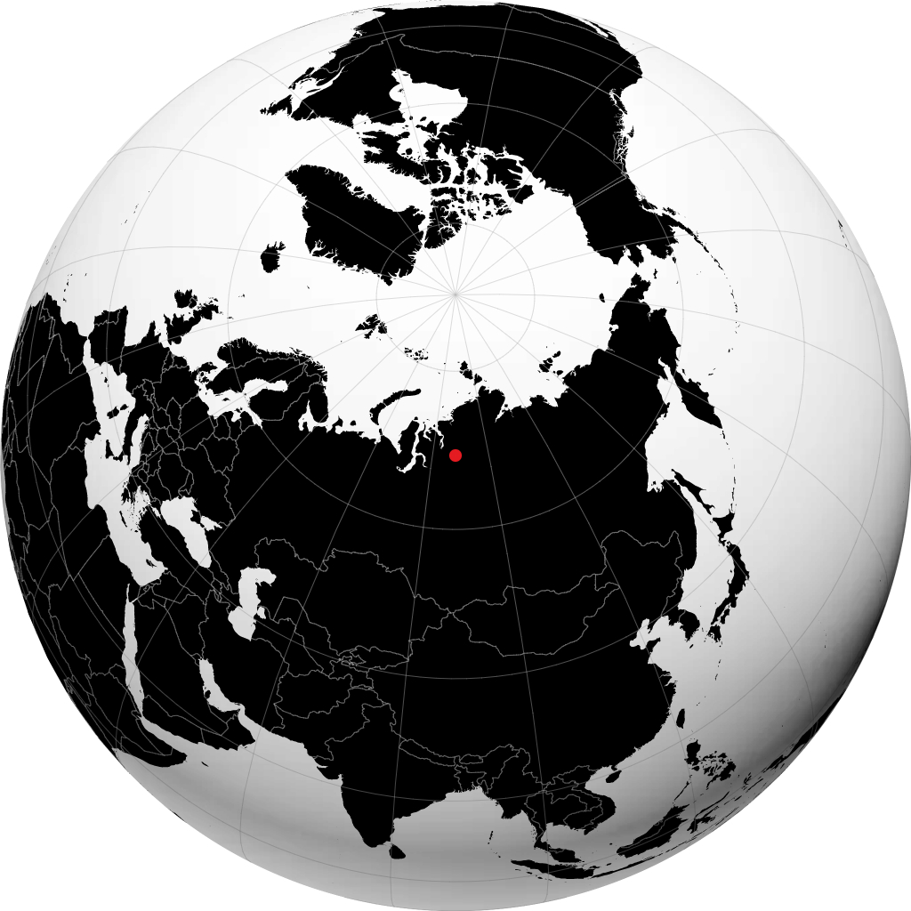 Norilsk sul globo