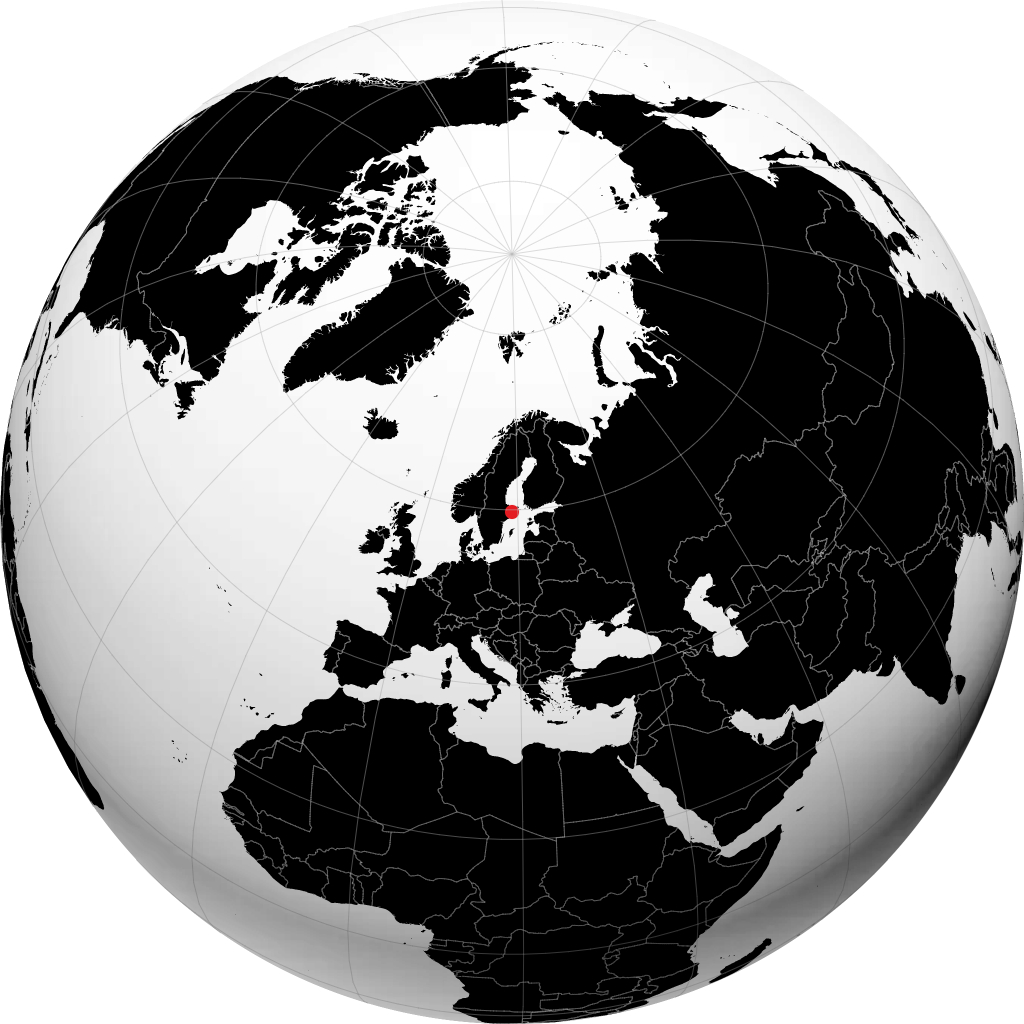 Norrtälje sul globo