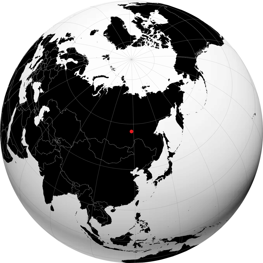 Novaya Chara sul globo