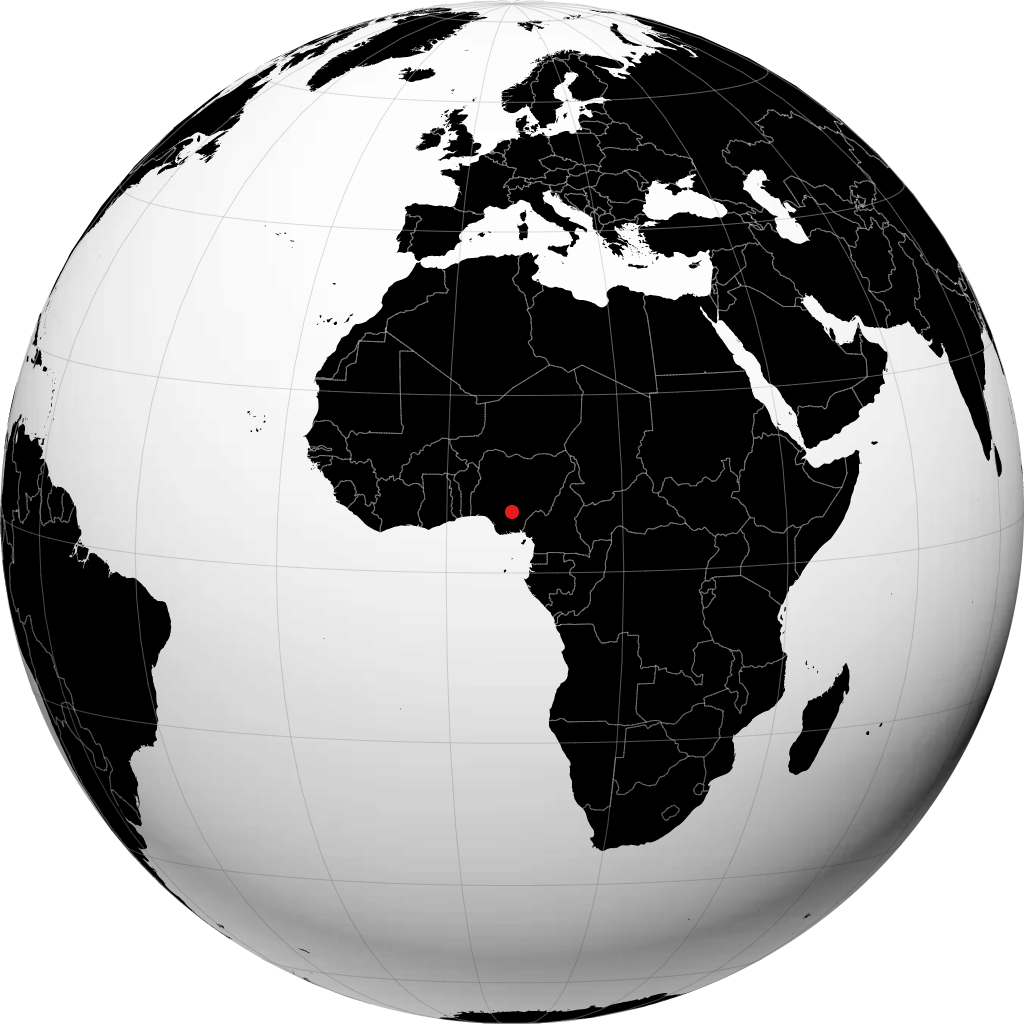 Nsukka sul globo