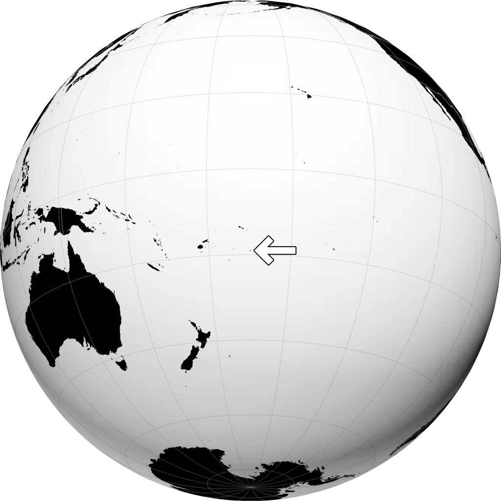 Niue sul globo