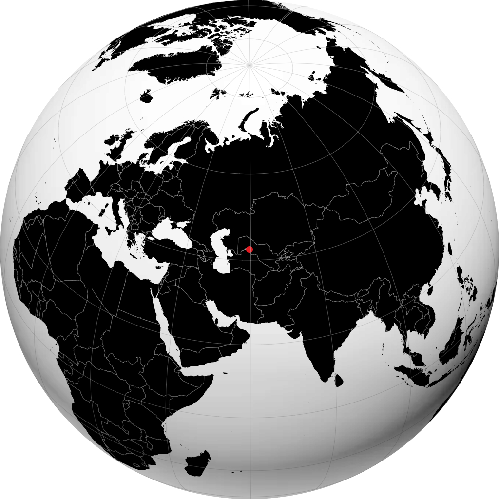 Nukus sul globo