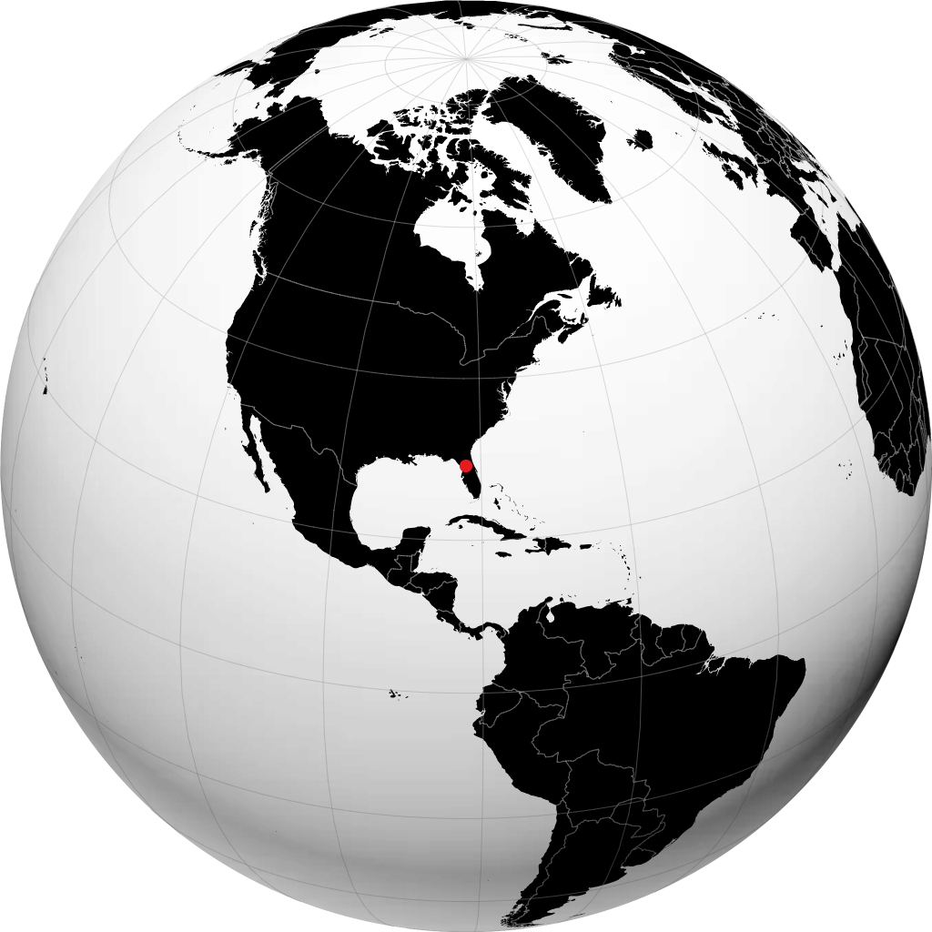 Ocala sul globo