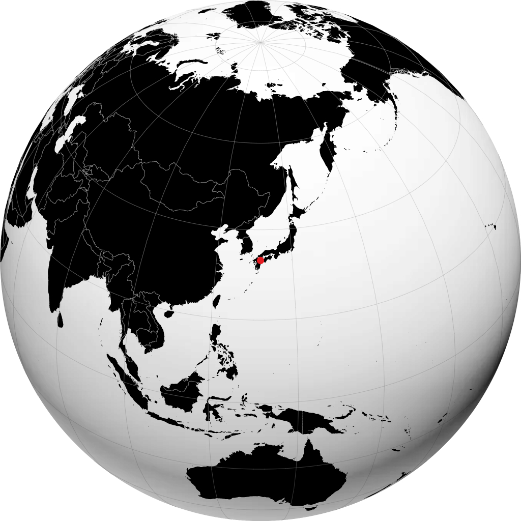 Ōita sul globo