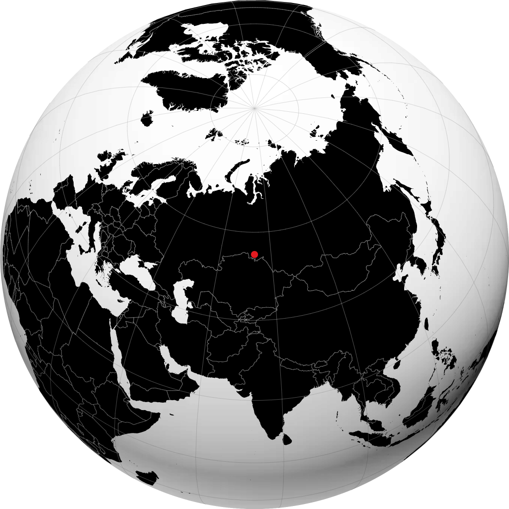 Omsk sul globo