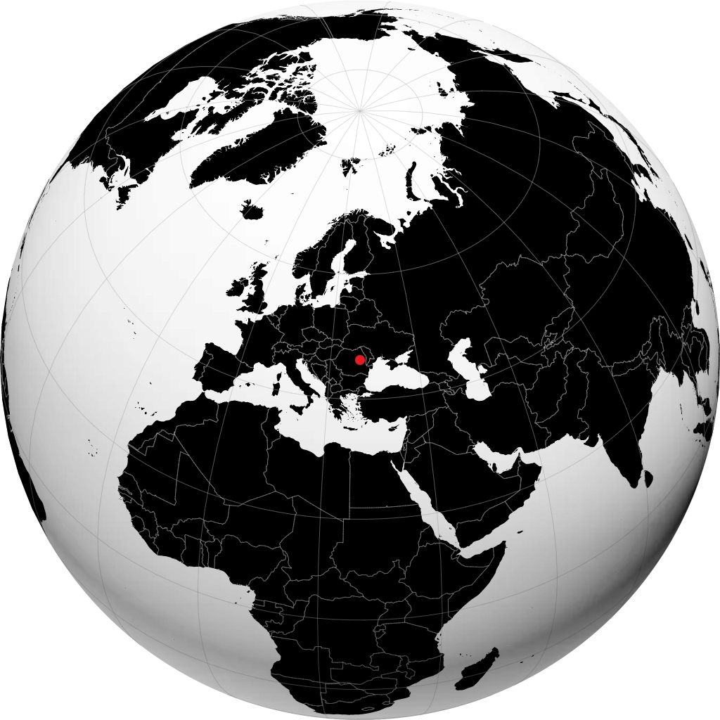 Onești sul globo