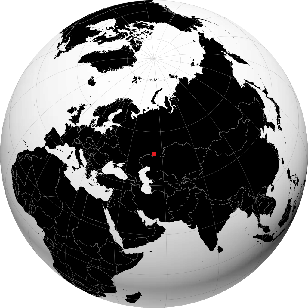 Orenburg sul globo