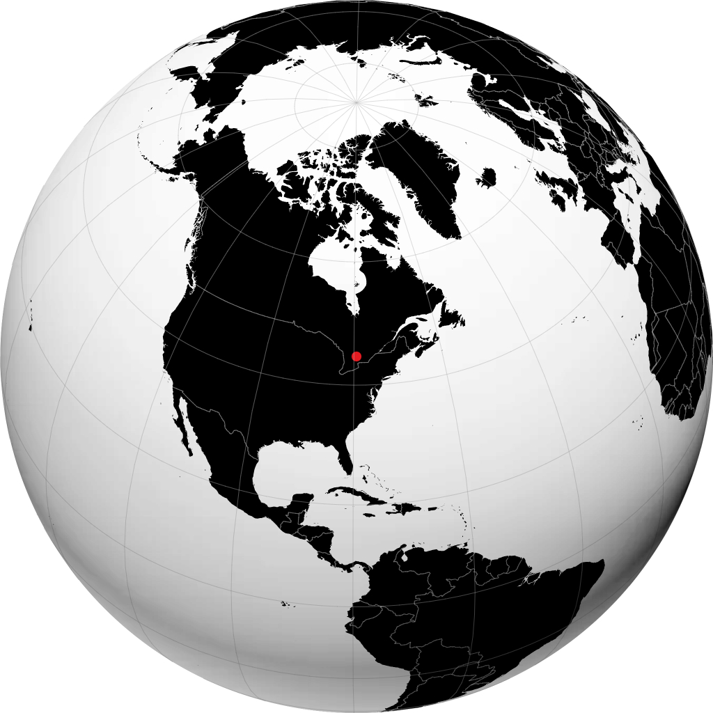 Orillia sul globo