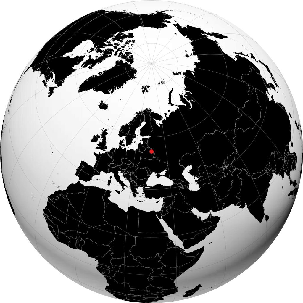 Orsha sul globo