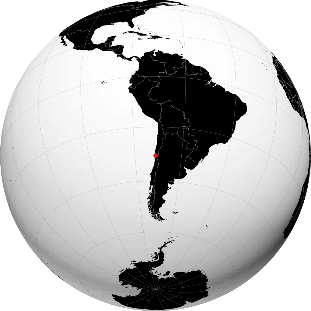 Ovalle sul globo
