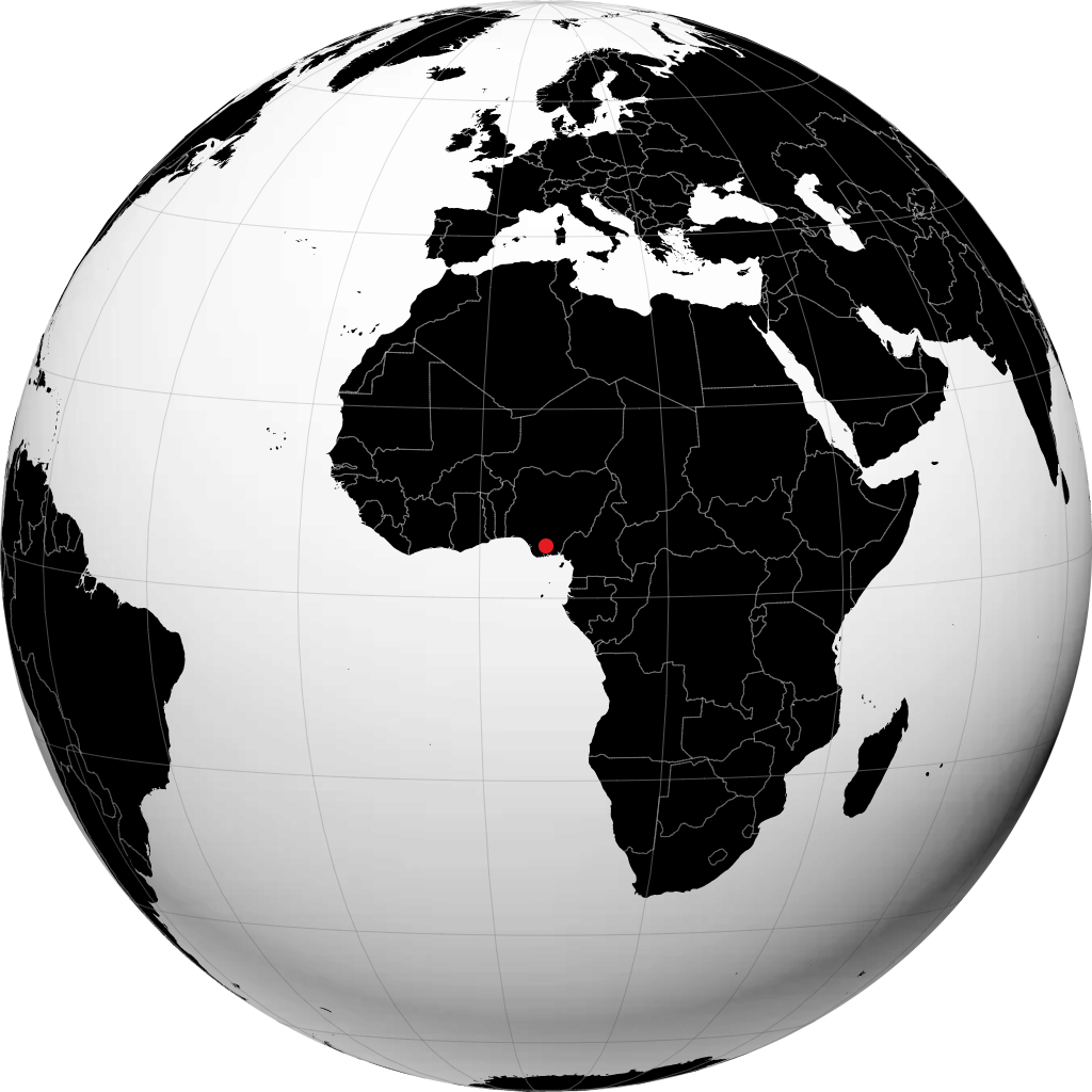 Owerri sul globo