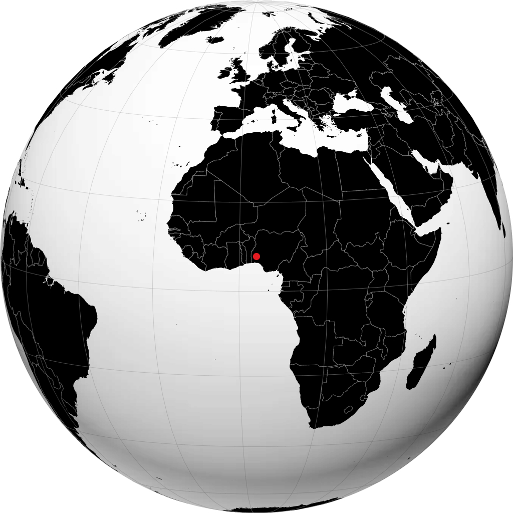Oyo sul globo