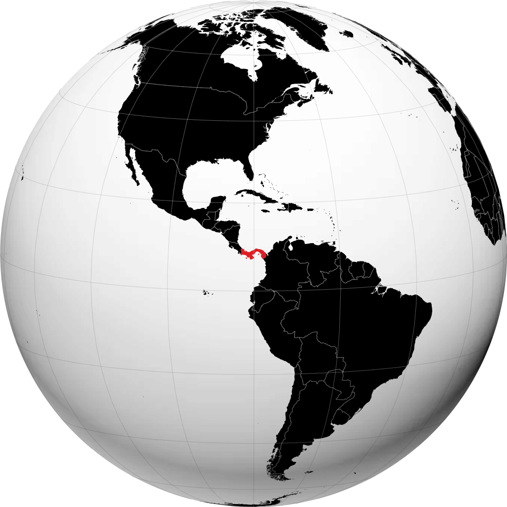 Panama sul globo