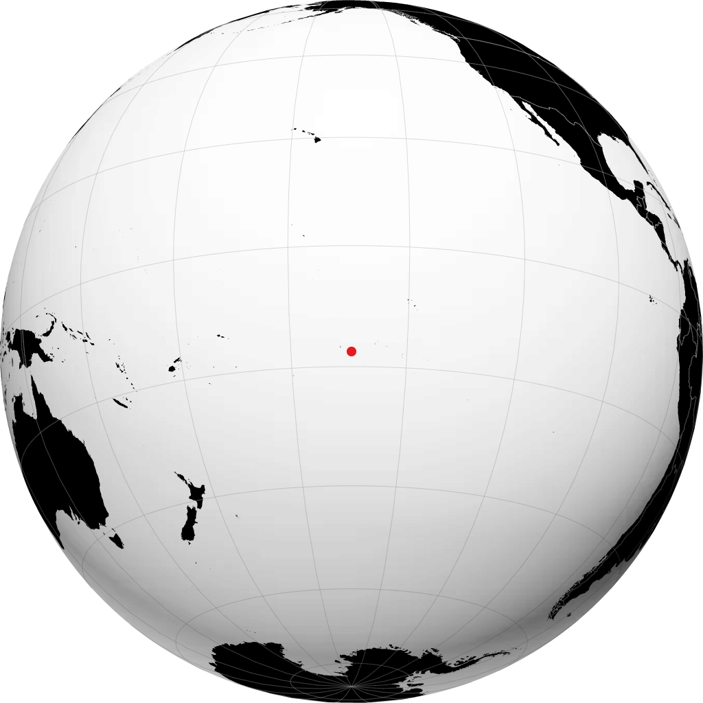 Papeete sul globo