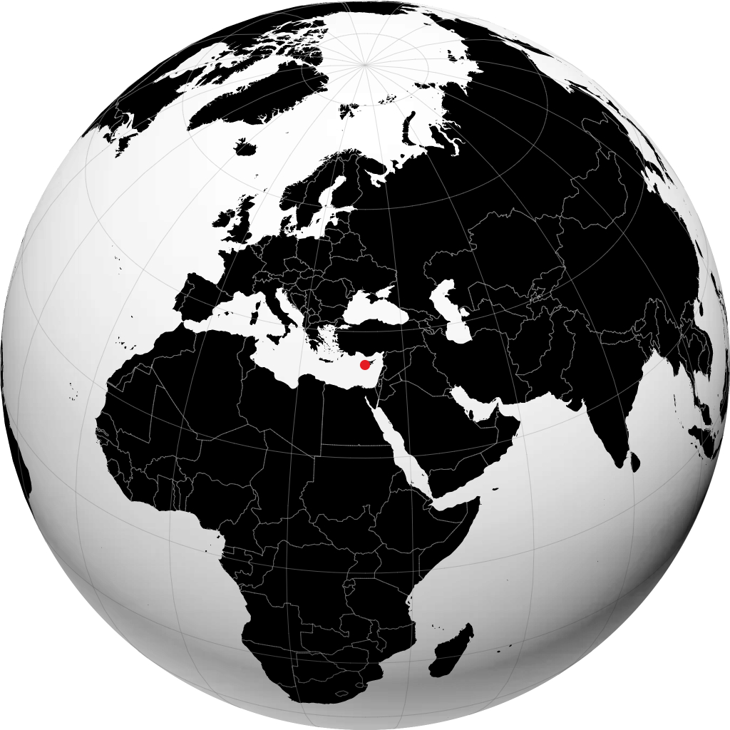 Paphos sul globo
