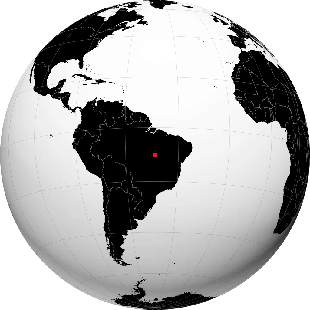 Paraíso do Tocantins sul globo