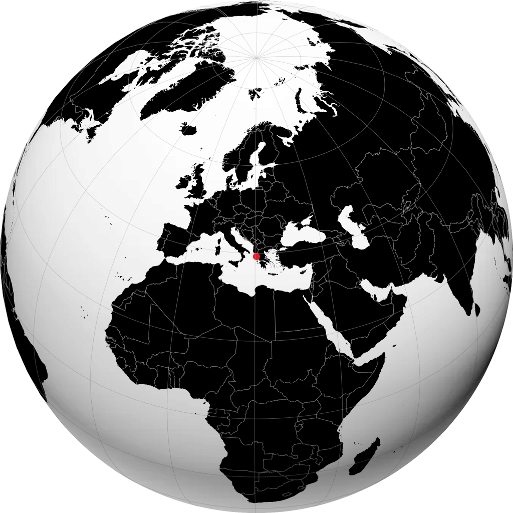 Parga sul globo