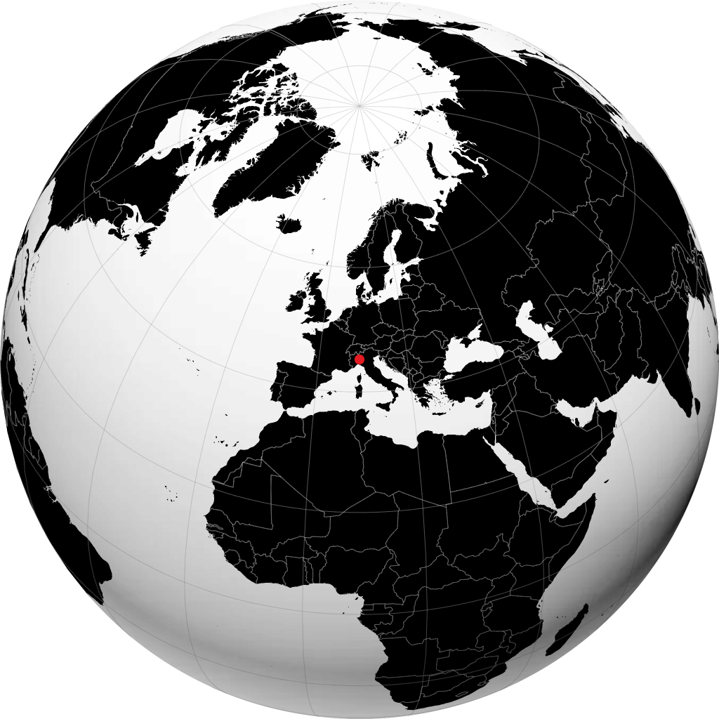 Pavia sul globo