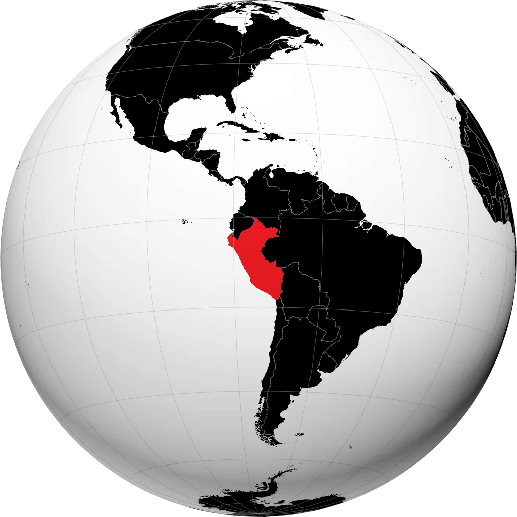 Perù sul globo