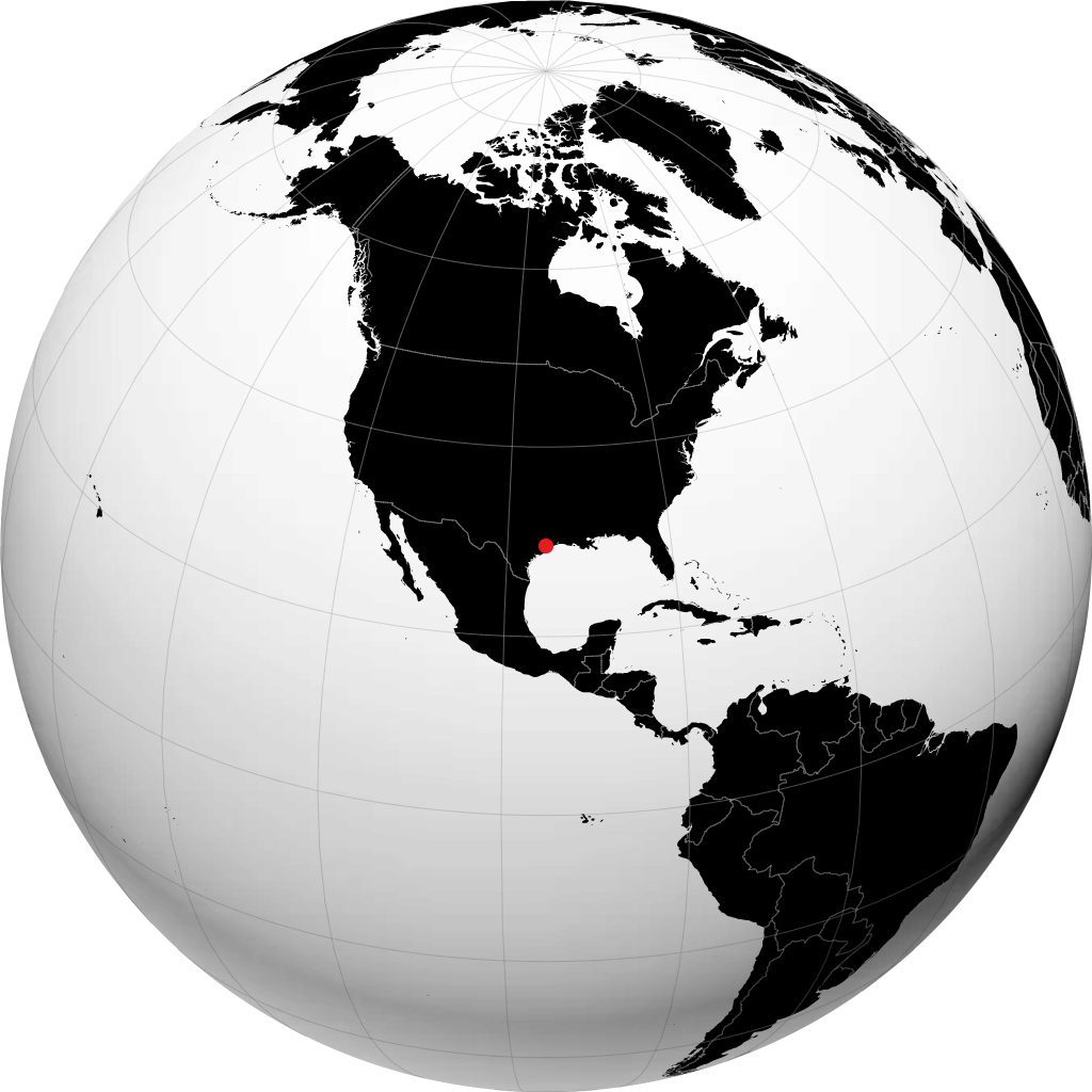 Pearland sul globo